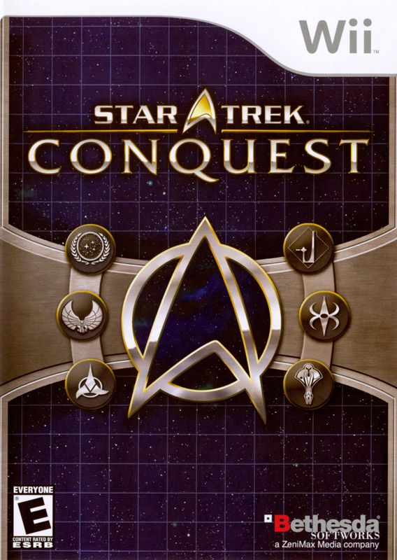 Star Trek Conquest box art for Wii